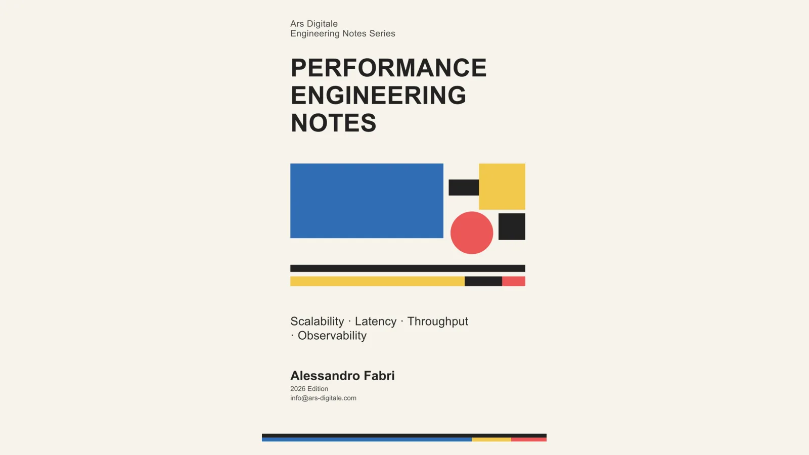 Note di Performance Engineering — diagnostica, concorrenza e comportamento dei sistemi sotto carico